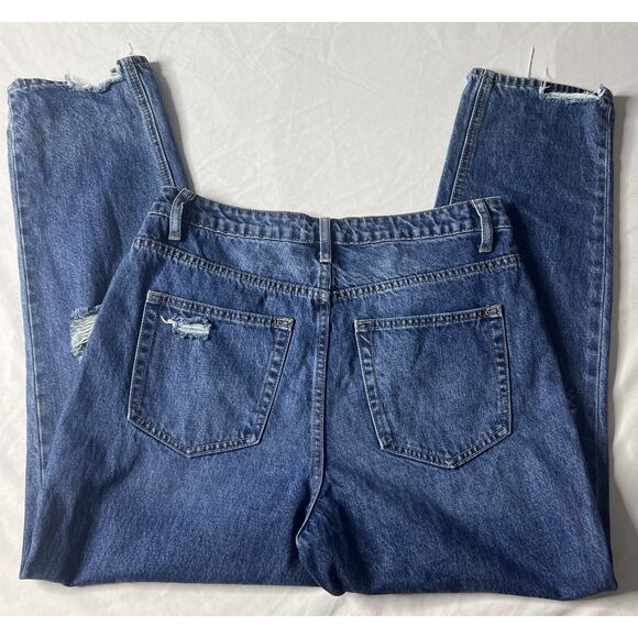 Vervet 29 Jeans 90s Y2K Flare Distressed Raw Hem Retro Grunge Button Fly Momcore - Picture 7 of 11